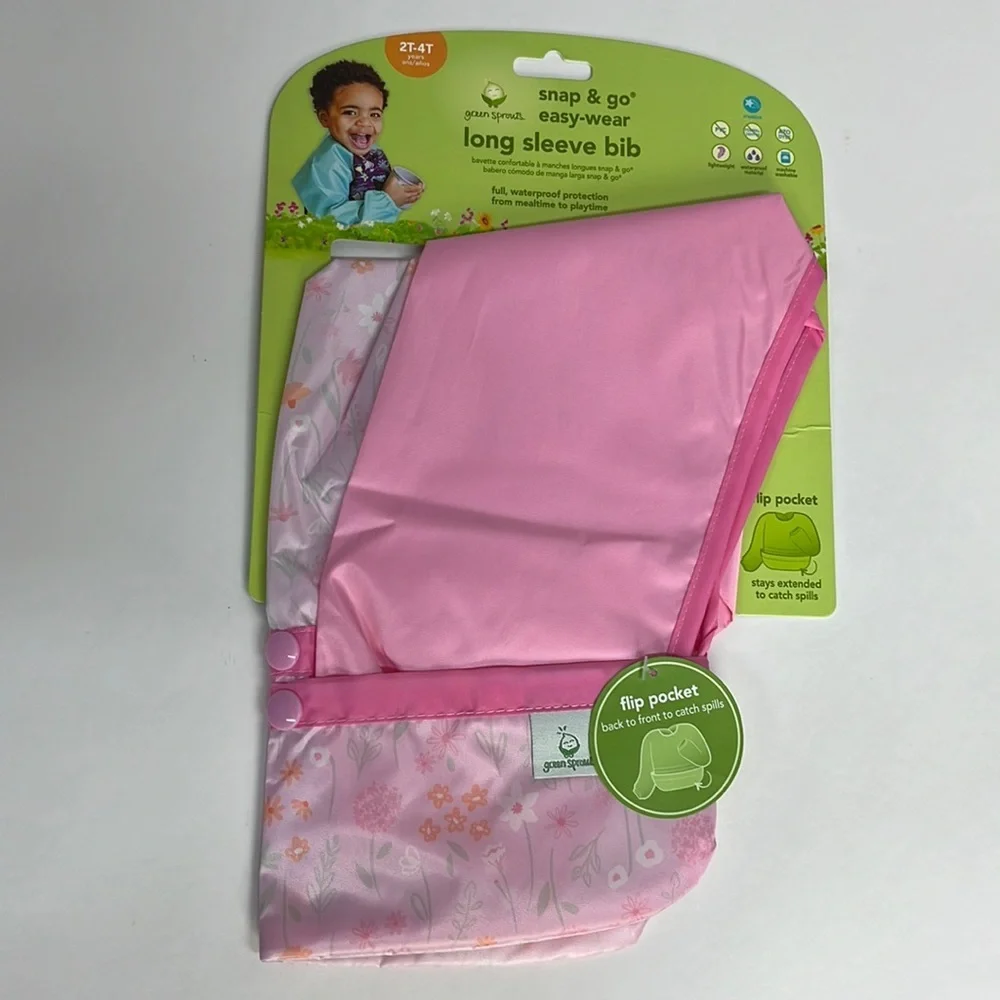 Snap & go long sleeve bib. 1692